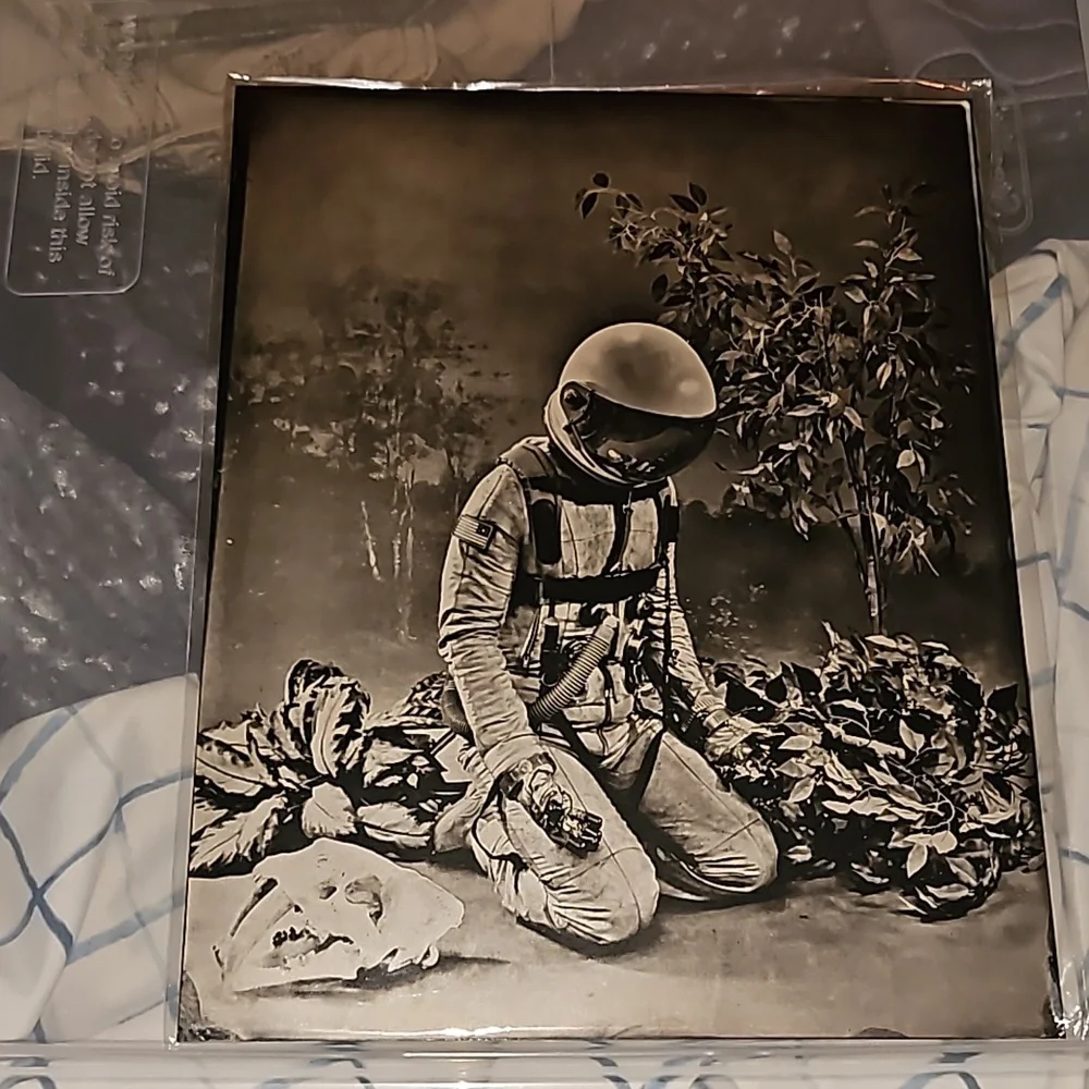 “Lamentation in Gethsemane” Tin 8X10 picture, SIGNED